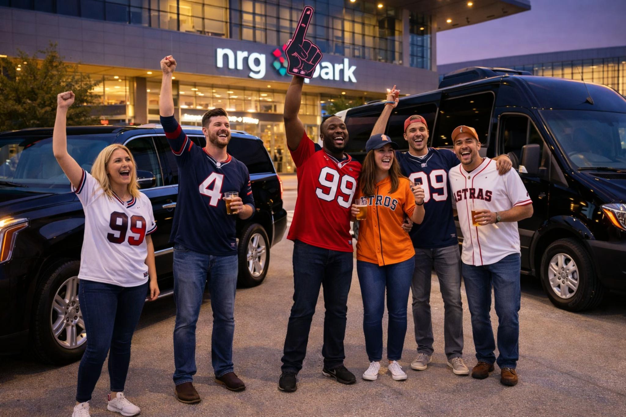 Direct Transportation to Houston Stadiums, Arenas & Sports Venues