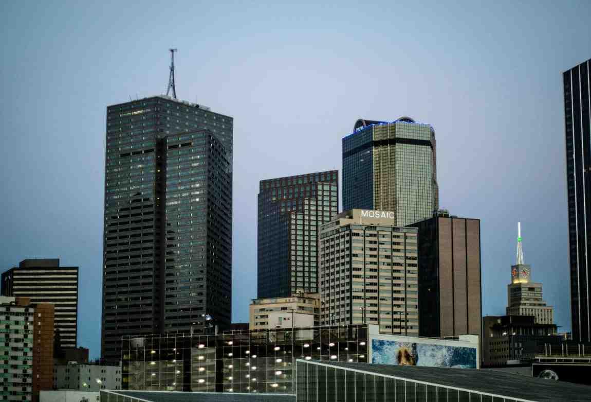 Dallas Landscape After Houston to Dallas Trip