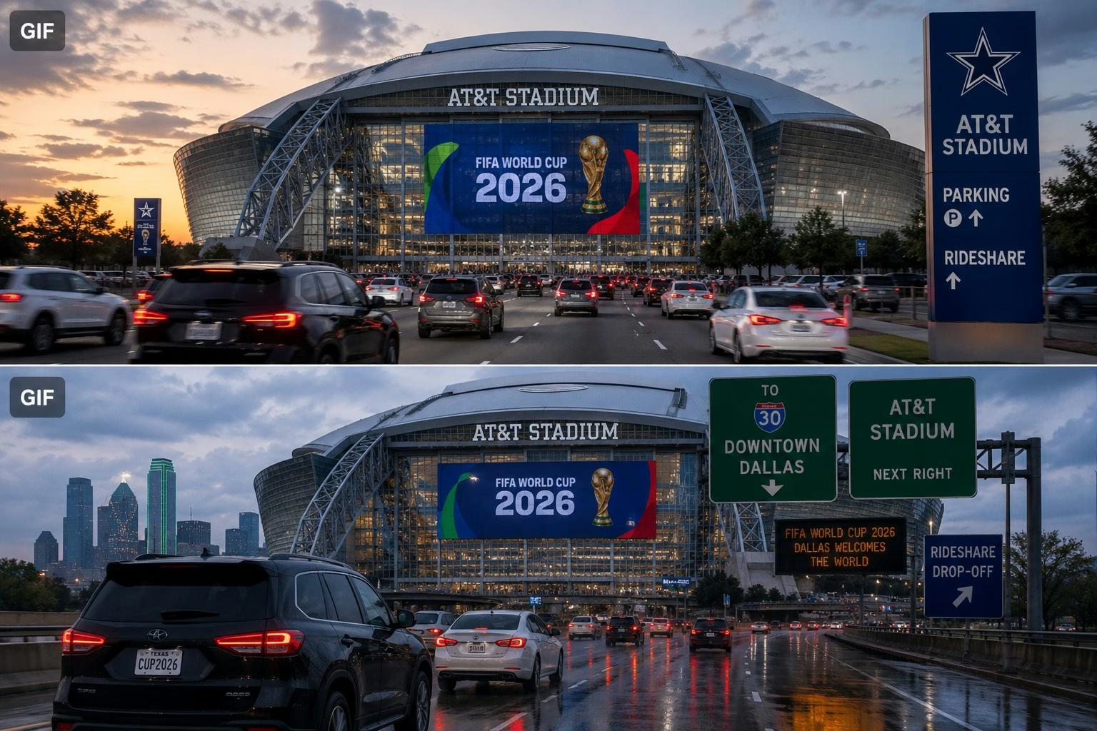 Dallas Stadium World Cup 2026 Group Transportation with SUVs & Vans