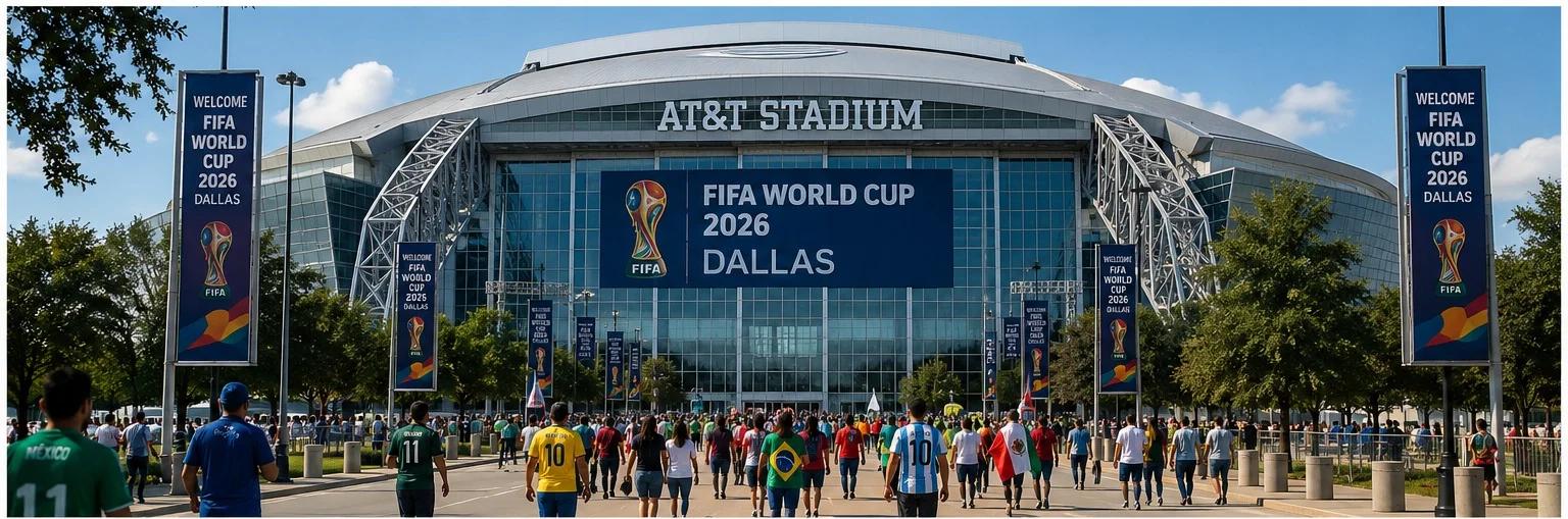 FIFA World Cup 2026 Dallas Transportation Guide: AT&T Stadium Travel, Airport Transfers & Matchday Tips