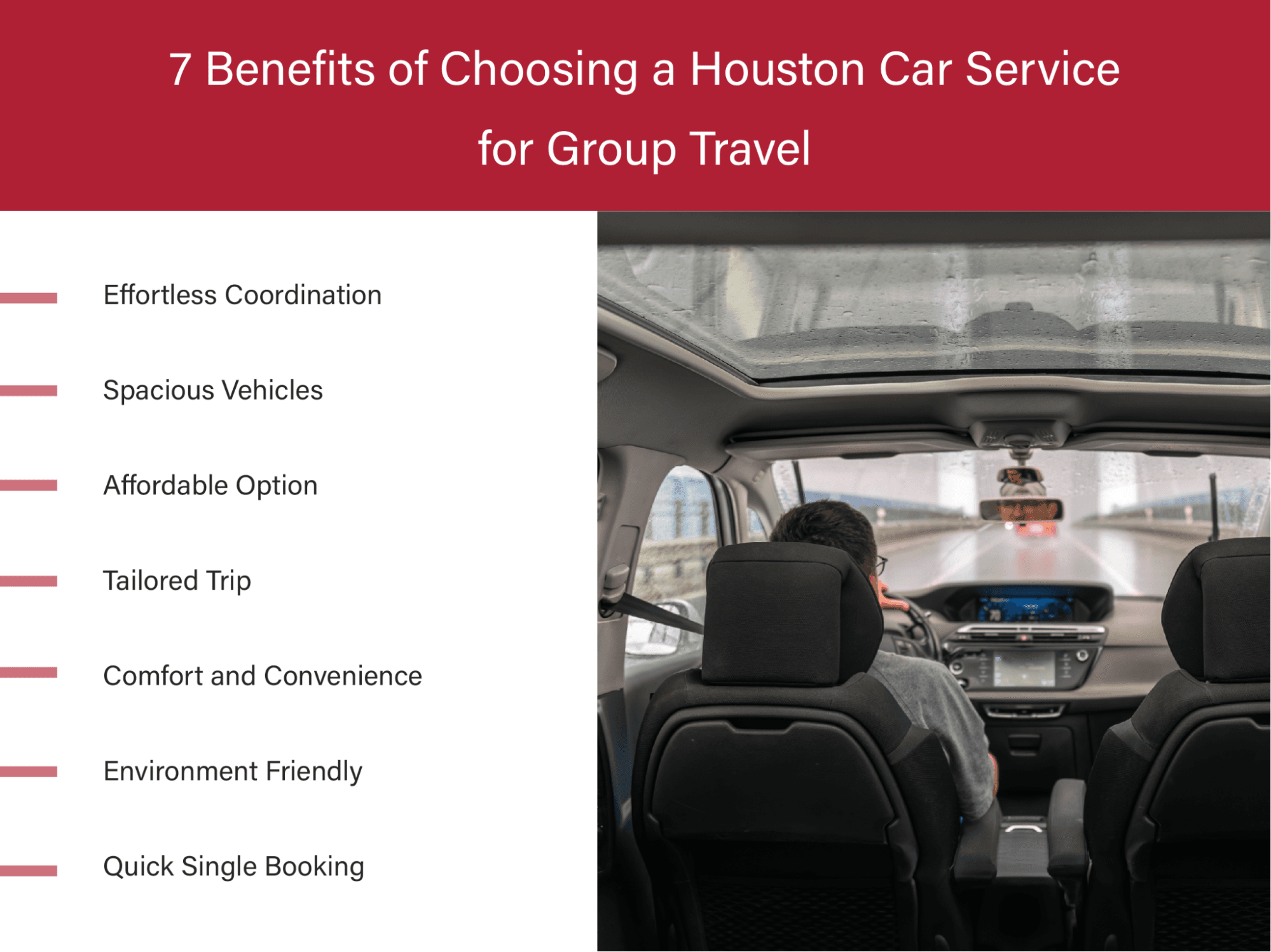 7 Benefits of Choosing a Houston Car Service for Group Travel