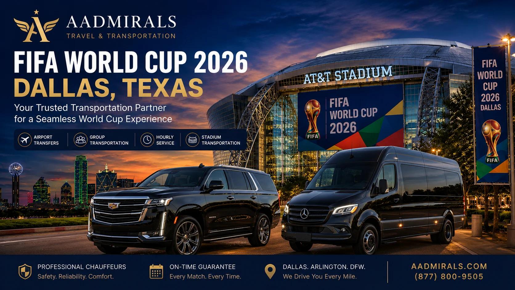 FIFA World Cup 2026 Dallas Transportation Guide: AT&T Stadium Travel, Airport Transfers & Matchday Tips